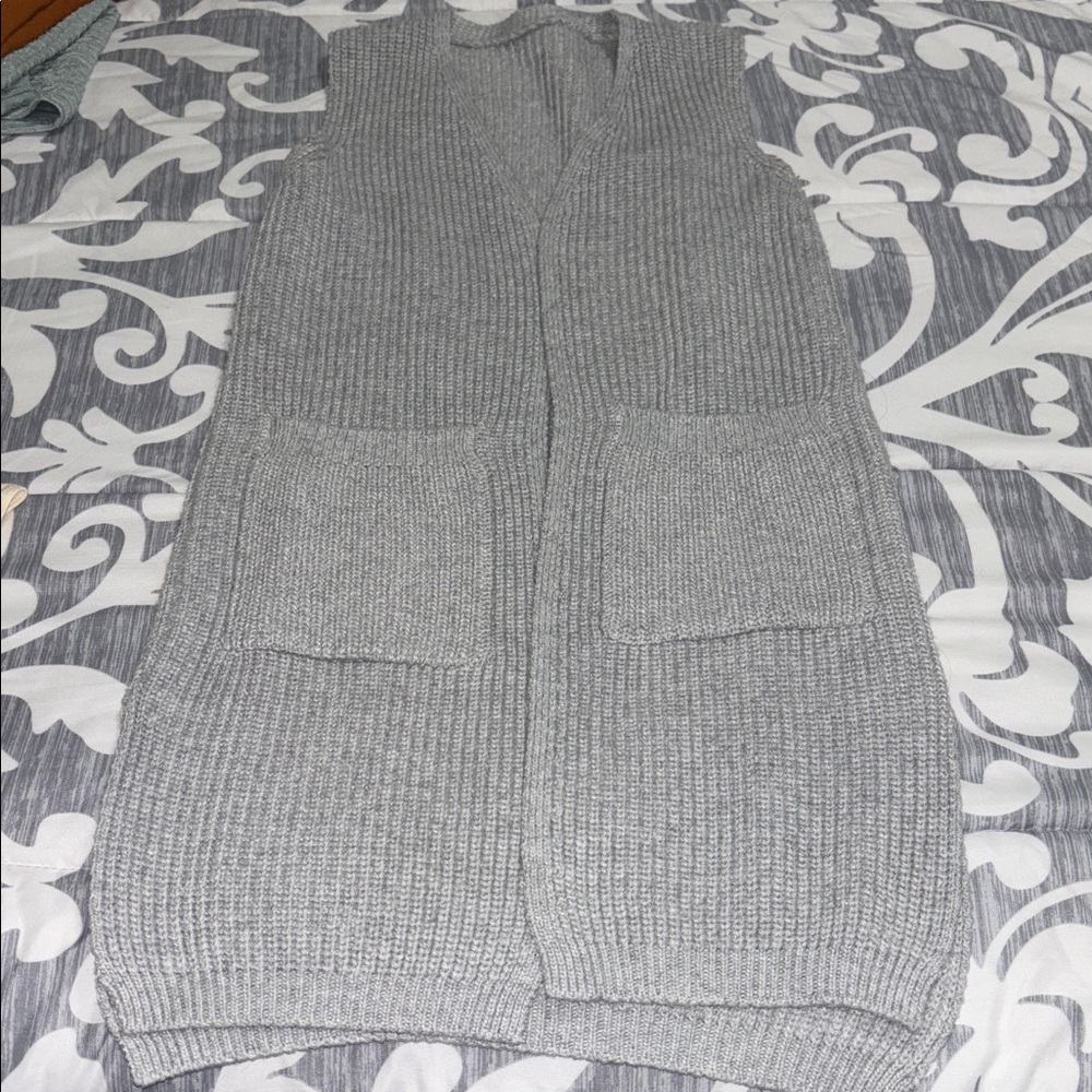 Gray Women's Sweater Vest